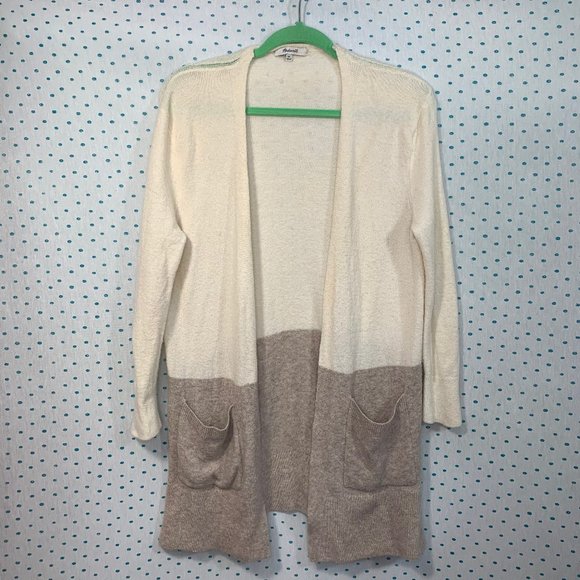 Madewell Kent Colorblock Cardigan Sweater in Coziest Yarn - Picture 1 of 5